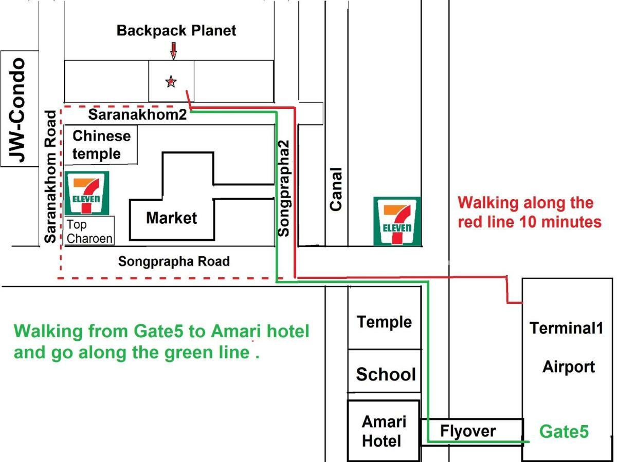 Backpack Planet Hostel Μπανγκόκ Εξωτερικό φωτογραφία